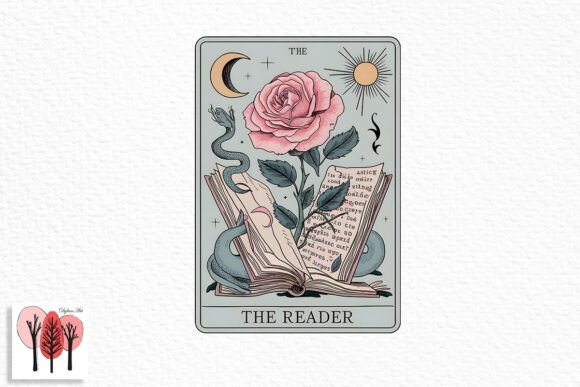 Download The Reader Tarot PNG Instant Download - Instant download Collection