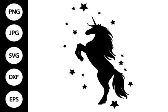Download Silhouette Magical Unicorn SVG - Silhouette Collection