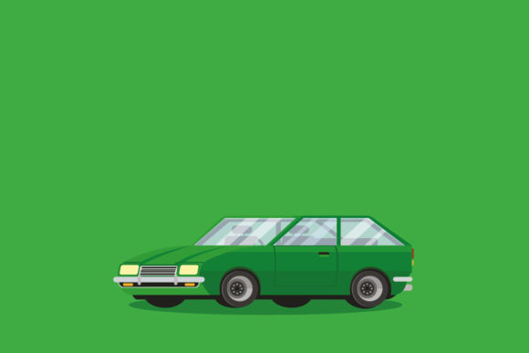 Download Old Classic Car Flat Design Cartoon - Flat Collection
