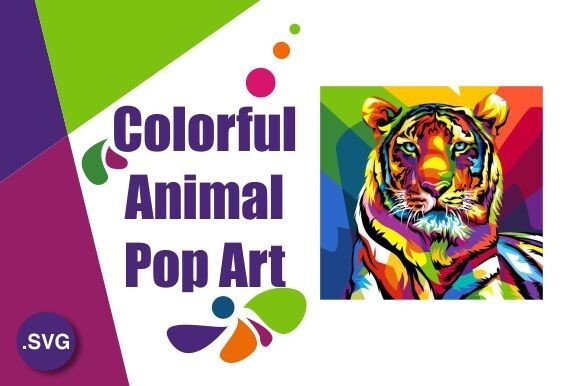 Download Colorful Tiger Illustration - Tiger illustration Collection