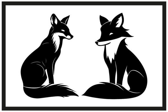 Download Fox Silhouette Stock Vector Illustration - Silhouette Collection
