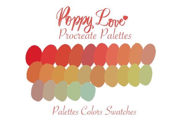Download PoppyLove Procreate Instant Download - Instant download Collection