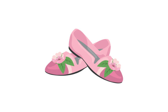 Download Spring Pink Flat Shoes Vector Icon - Flat Collection
