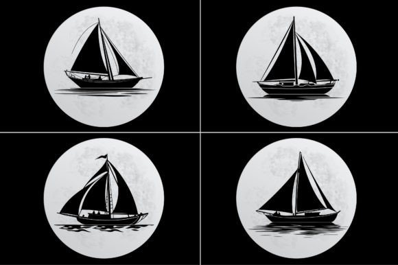 Download Boat Silhouette Vector Graphic - Silhouette Collection