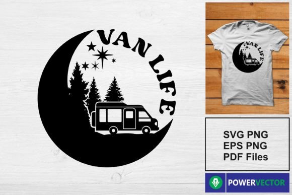 Download Van Life, Camping Vector File for Shirt - Vector file Collection
