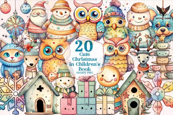 Download Cute Christmas in Children’s Book - Child Collection